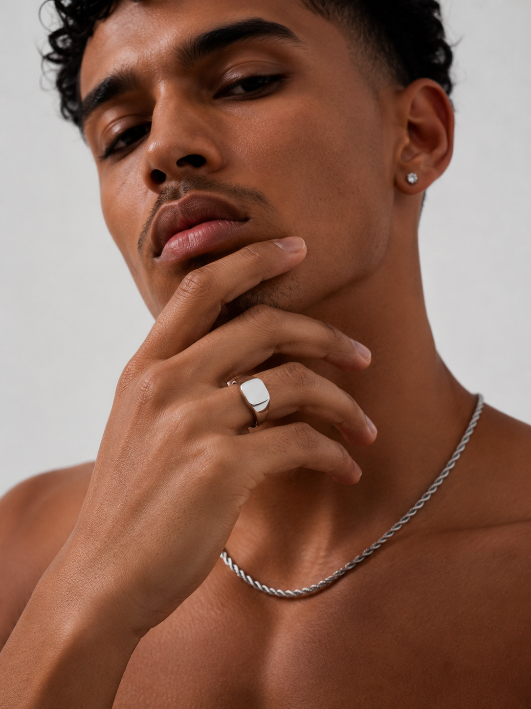 Bague Signet Minimaliste